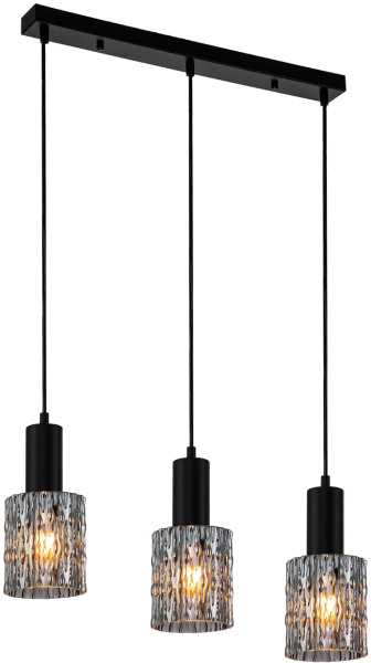 картинка Подвесной светильник Rain 10189/3S E27*40W Black от магазина BTSvet