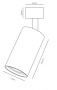 картинка Трековый светильник Ridge A1518PL-1WH от магазина BTSvet