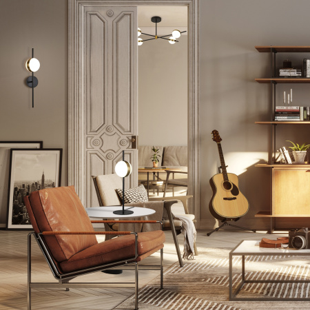 картинка Интерьерная настольная лампа светодиодная с выключателем Cuba 7164 от магазина BTSvet