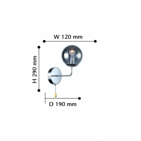 картинка Бра Modestus 2345-1W от магазина BTSvet