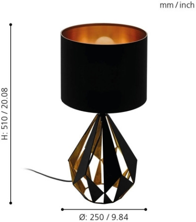 картинка Настольная лампа Carlton 5 43077 от магазина BTSvet