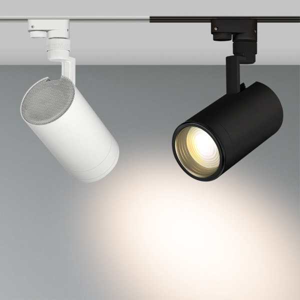 картинка Трековый светильник светодиодный LGD-ZEUS-2TR-R100-30W Day4000 (WH, 20-60 deg) (Arlight, IP20 Металл, 3 года) 025934 от магазина BTSvet
