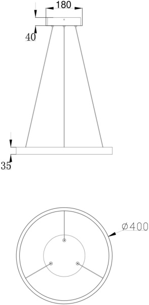 картинка Подвесной светильник светодиодный Rim MOD058PL-L22W4K от магазина BTSvet