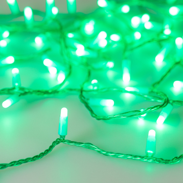 Светодиодная гирлянда ARD-STRING-CLASSIC-10000-GREEN-100LED-MILK-STD Green (230V, 7W) (Ardecoled, IP65) 031196