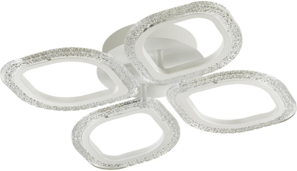 Потолочная люстра светодиодная с пультом регулировкой цветовой температуры и яркости ночным режимом Magnolia 5202/72CL