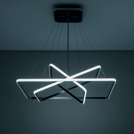 картинка Умная подвесная люстра Венге Неон Смарт CL731AK115E от магазина BTSvet