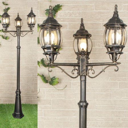 картинка Наземный фонарь уличный NLG99HL005 черное золото от магазина BTSvet