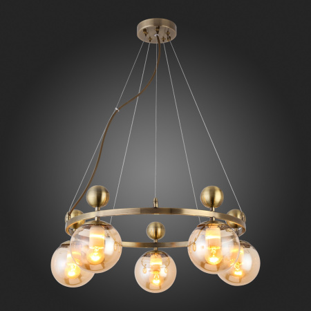 картинка Подвесная люстра Pechio SLE106303-05 от магазина BTSvet