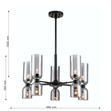 картинка Потолочная люстра Amusing 2877-5P от магазина BTSvet
