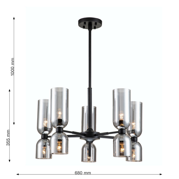 картинка Потолочная люстра Amusing 2877-5P от магазина BTSvet