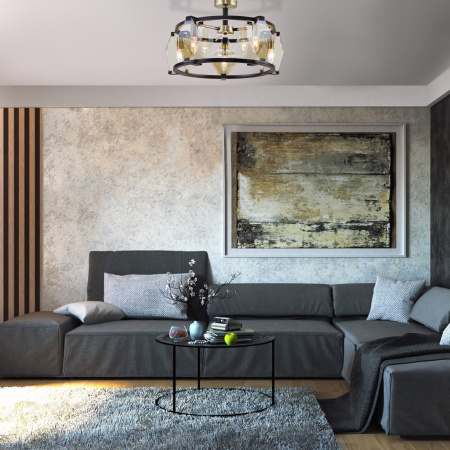 картинка Потолочная люстра с управлением смартфоном Aragon 60126/8 от магазина BTSvet