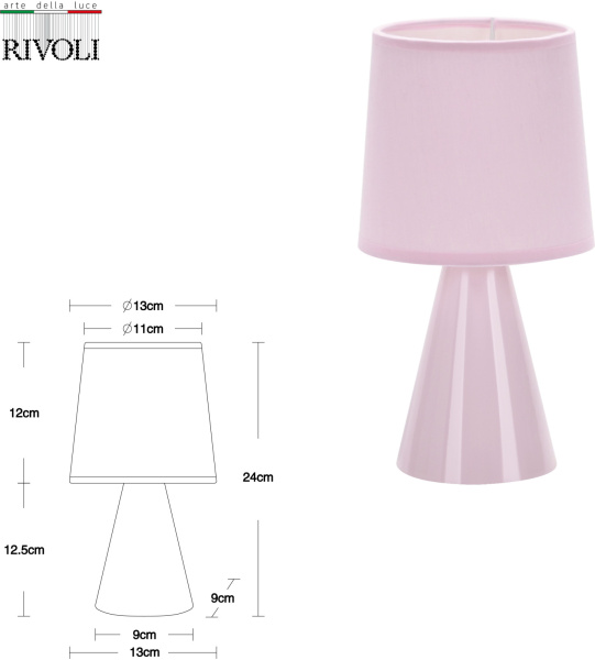картинка Настольная лампа Rivoli Edith 7069-503 от магазина BTSvet