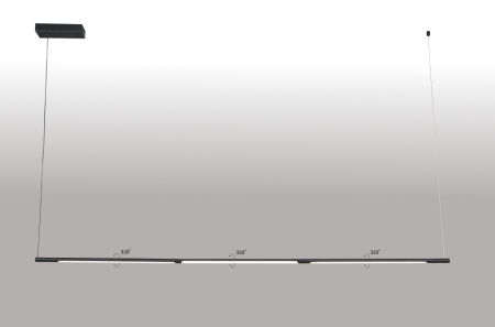 Подвесной светодиодный светильник LARGO SP33W L1770 BLACK