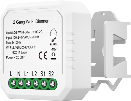 картинка WIFI диммируемое реле 2 канала ST Luce Around ST9000.500.02CDIM от магазина BTSvet