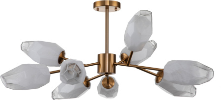 картинка Люстра потолочная на штанге Boccio V000004 (13003/9C Brass) от магазина BTSvet