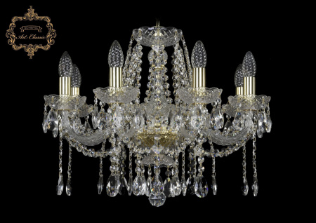 Хрустальная подвесная люстра 11.12.8.195.Gd.Sp