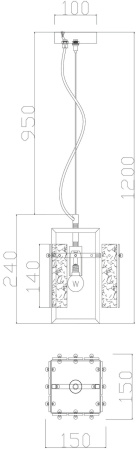 картинка Подвесной светильник Basilica FR5166PL-01N от магазина BTSvet