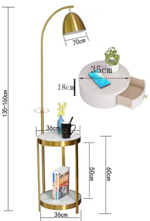 картинка Торшер со столиком Крис 07049,19 от магазина BTSvet