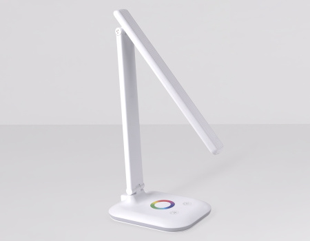 картинка Офисная настольная лампа светодиодная диммируемая с выключателем регулировкой цветовой температуры и ночным режимом Desk DE530 RGB от магазина BTSvet
