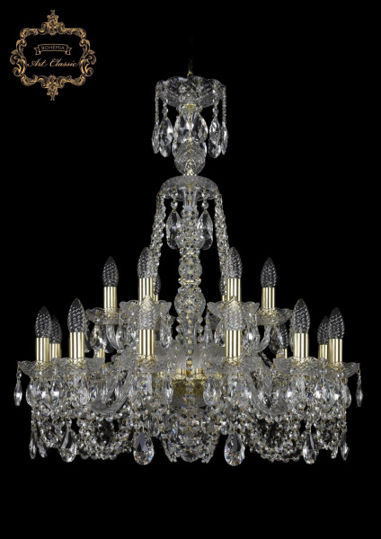 Хрустальная подвесная люстра 11.11.12+6.240.XL-79.Gd.Sp