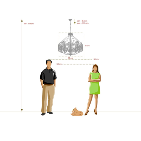 картинка Подвесная люстра Франческа 109010208 от магазина BTSvet