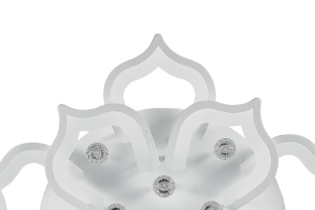 картинка Потолочная люстра светодиодная с пультом и управлением смартфоном регулировкой цветовой температуры и яркости ночным режимом и таймером HIGH-TECH LED LAMPS 82029 от магазина BTSvet