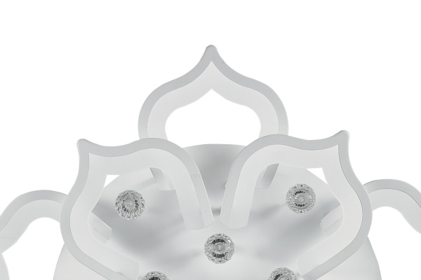 картинка Потолочная люстра светодиодная с пультом и управлением смартфоном регулировкой цветовой температуры и яркости ночным режимом и таймером HIGH-TECH LED LAMPS 82029 от магазина BTSvet