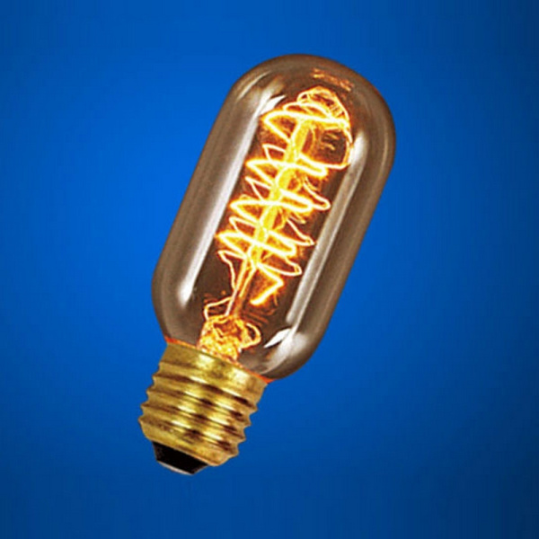 картинка Ретро лампочка накаливания Эдисона цилиндр E27 40W 2400-2800K 3840-S от магазина BTSvet