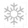 картинка Световая фигура светодиодная ARD-SNOWFLAKE-M5-600x600-216LED White (230V, 15W) (Ardecoled, IP65) 025308 от магазина BTSvet