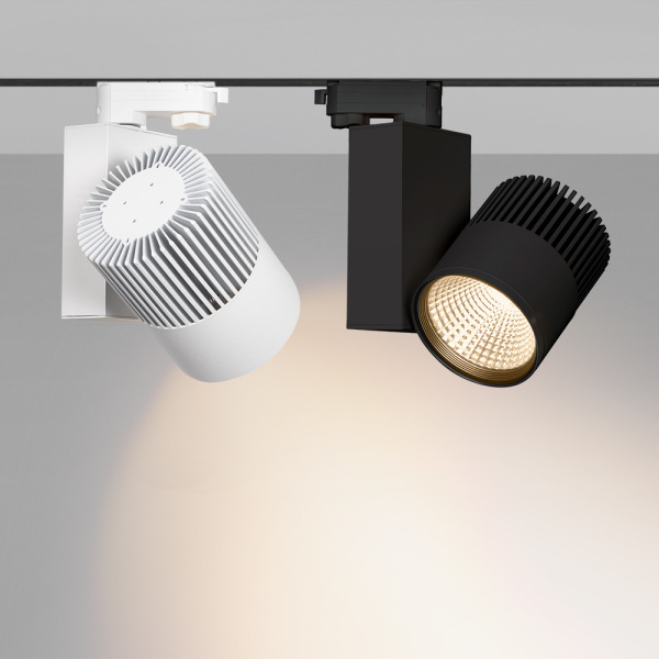 картинка Трековый светильник светодиодный LGD-ARES-4TR-R100-40W Warm3000 (BK, 24 deg) (Arlight, IP20 Металл, 3 года) 026375 от магазина BTSvet