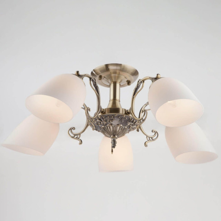 картинка Потолочная люстра 22010/5 античная бронза от магазина BTSvet