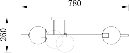 картинка Потолочная люстра на штанге Damask FR5205PL-06BS от магазина BTSvet