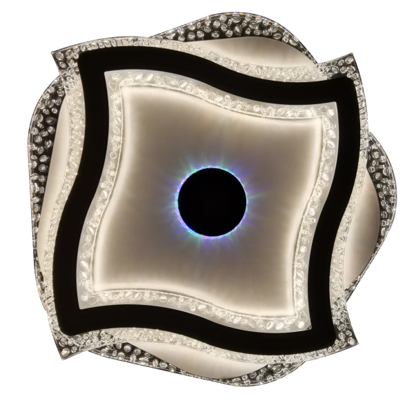 картинка Потолочный светильник светодиодный с пультом и возможностью управления смартфоном с ночником и таймером LED LAMPS 81067 RGB от магазина BTSvet