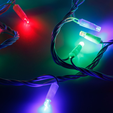 Светодиодная гирлянда ARD-STRING-CLASSIC-10000-WHITE-100LED-LIVE RGB (230V, 7W) (Ardecoled, IP65) 025823