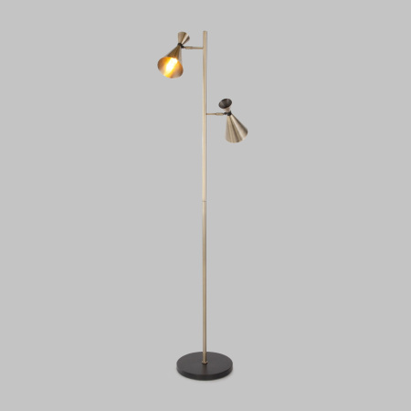 картинка Торшер Glustin 01109/2 латунь/черный от магазина BTSvet