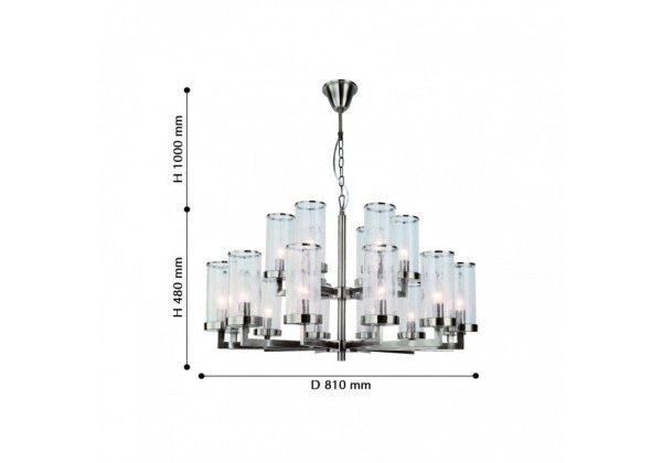 картинка Подвесная люстра Assembly 2374-18P от магазина BTSvet