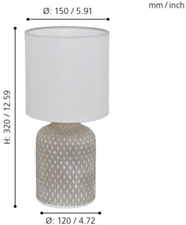 картинка Интерьерная настольная лампа Bellariva 97774 от магазина BTSvet