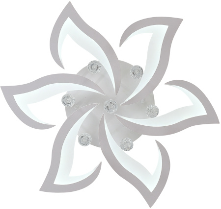 картинка Потолочная светодиодная люстра с пультом и управлением смартфоном 120W Olimp LED LAMPS 81238 от магазина BTSvet