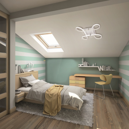 картинка Потолочная светодиодная люстра Knot Led 4990 от магазина BTSvet