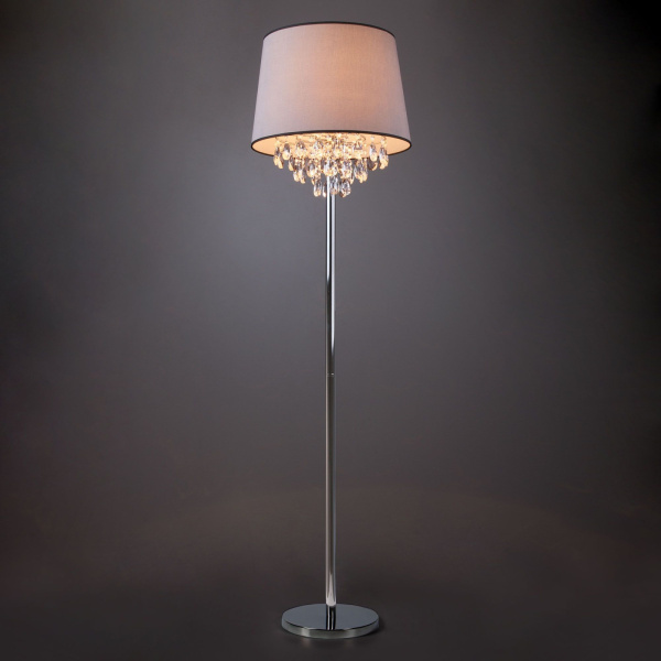 картинка Торшер Opera 01037/1 хром/прозрачный хрусталь Strotskis от магазина BTSvet