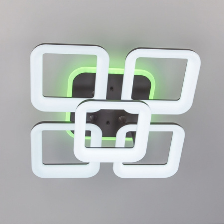 картинка Потолочная люстра светодиодная с управлением смарфоном и пультом регулировка яркости и цветовой температуры Паркер Смарт CL225A255E RGB от магазина BTSvet