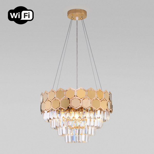 Подвесная люстра хрустальная с управлением смартфоном Ariana 10124/5