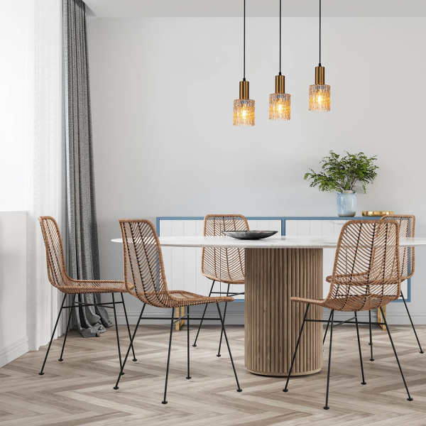 картинка Подвесной светильник Rain 10189/3S E27*40W Brass от магазина BTSvet