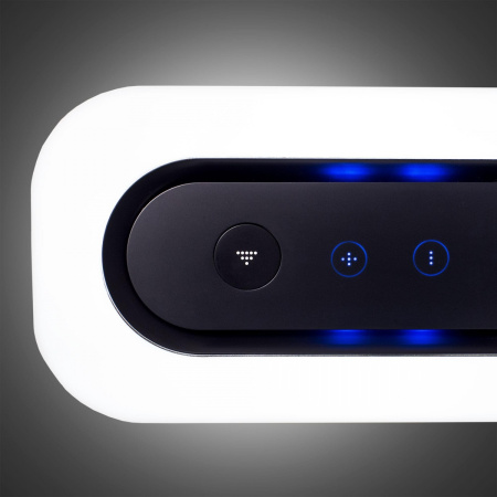 картинка Светодиодная настольная лампа с регулировкой яркости, Qi+Bluetooth колонкой и беспроводным ЗУ CL803042 от магазина BTSvet