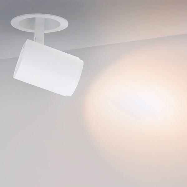 картинка LED спот встраиваемый LGD-678WH-9W White 25deg (Arlight, IP20 Металл, 3 года) 022243 от магазина BTSvet