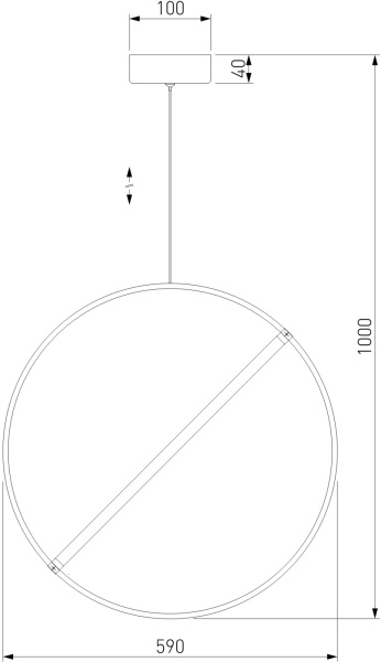 картинка Подвесной светильник Eurosvet Element 90282/1 хром от магазина BTSvet