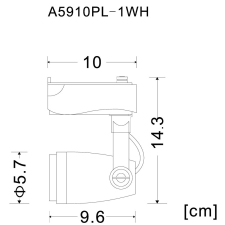 картинка Трековый светодиодный светильник Track Lights A5910PL-1WH от магазина BTSvet