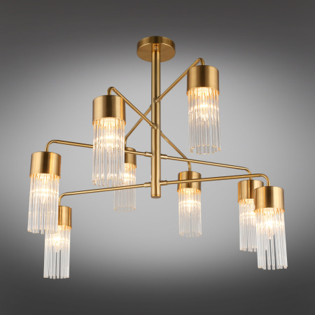 картинка Люстра потолочная на штанге Cesana OML-67107-08 от магазина BTSvet