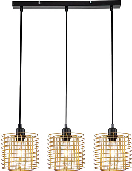 Подвесной светильник Grid 10190/3S E27*40W Gold