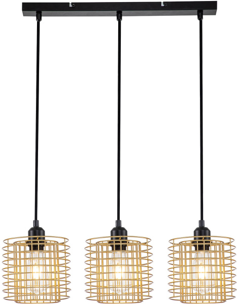 Подвесной светильник Grid 10190/3S E27*40W Gold